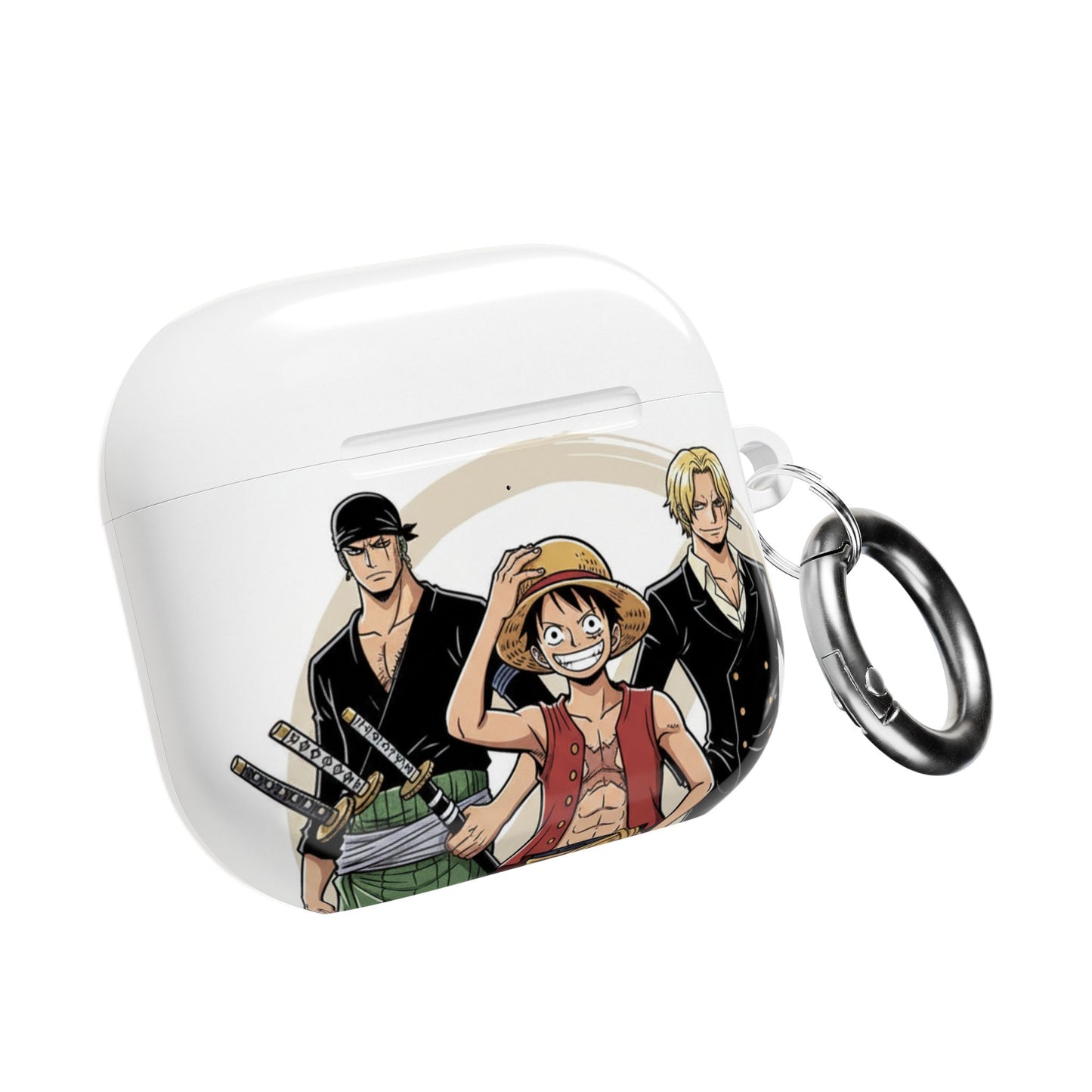 One Piece Straw Hat Crew AirPod Case – Luffy, Zoro & Sanji Anime Earbud Cover