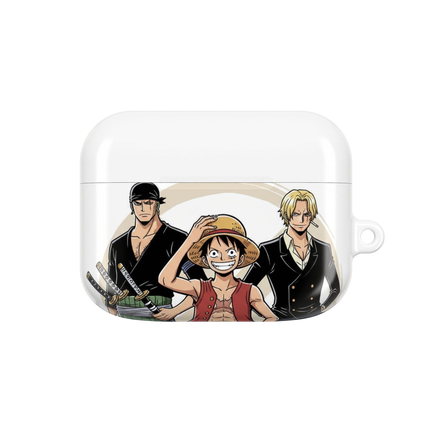 One Piece Straw Hat Crew AirPod Case – Luffy, Zoro & Sanji Anime Earbud Cover