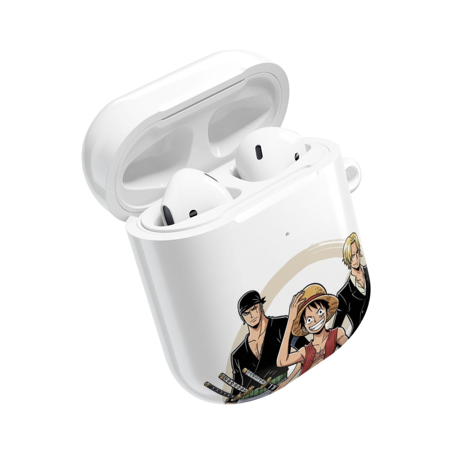 One Piece Straw Hat Crew AirPod Case – Luffy, Zoro & Sanji Anime Earbud Cover