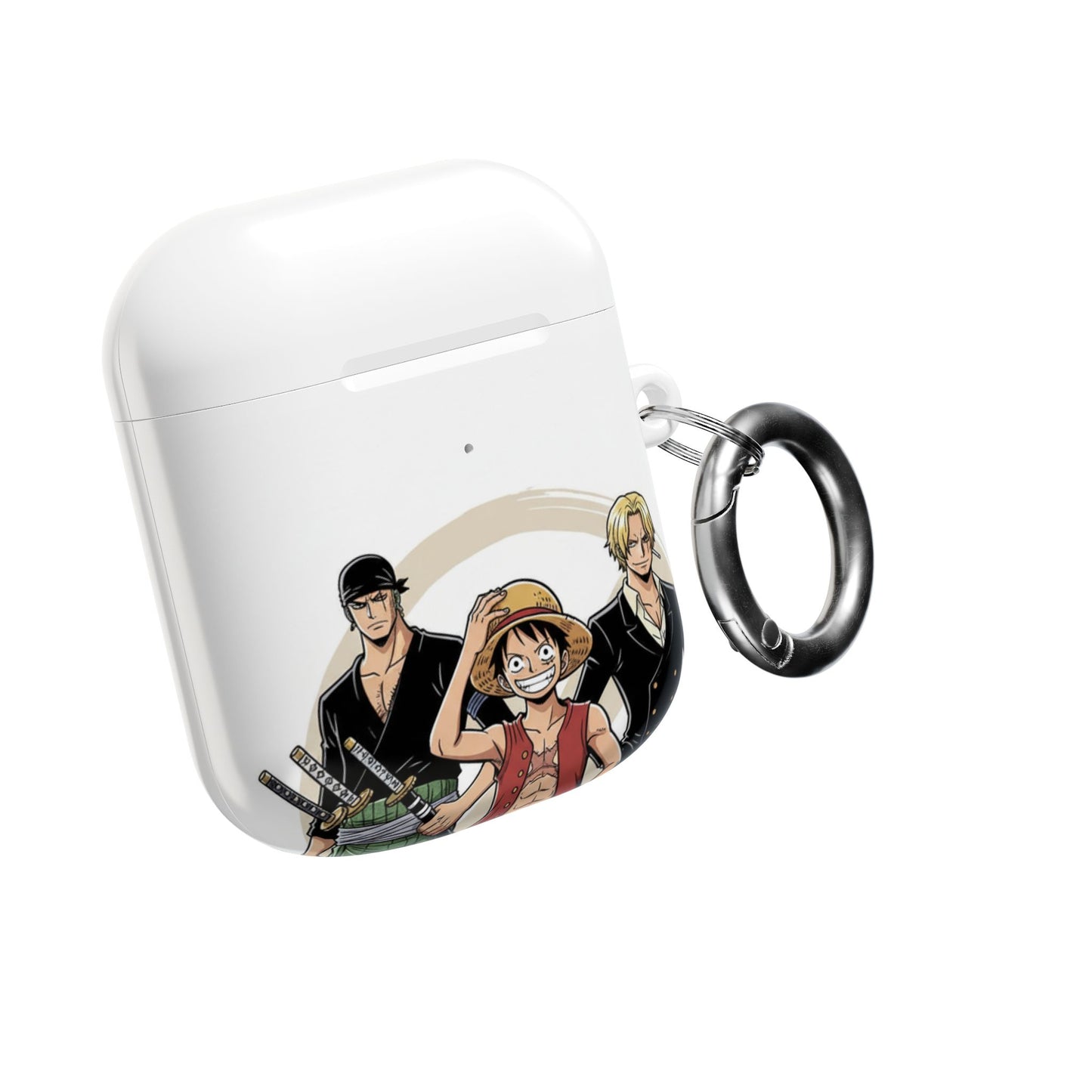 One Piece Straw Hat Crew AirPod Case – Luffy, Zoro & Sanji Anime Earbud Cover