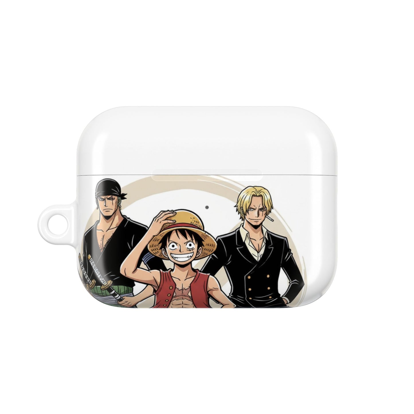 One Piece Straw Hat Crew AirPod Case – Luffy, Zoro & Sanji Anime Earbud Cover