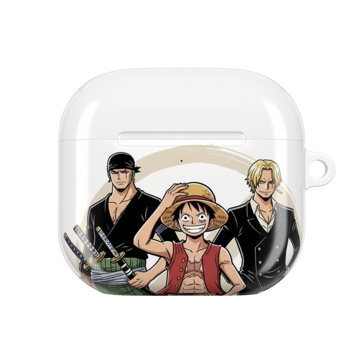 One Piece Straw Hat Crew AirPod Case – Luffy, Zoro & Sanji Anime Earbud Cover