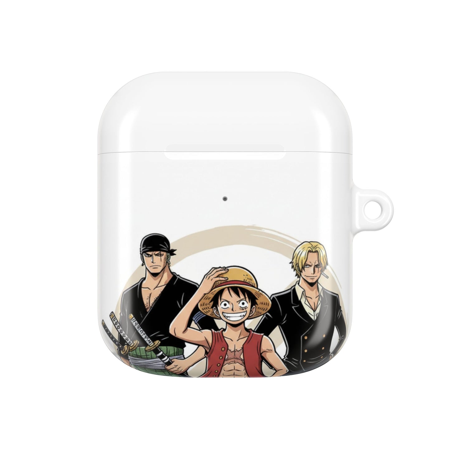 One Piece Straw Hat Crew AirPod Case – Luffy, Zoro & Sanji Anime Earbud Cover