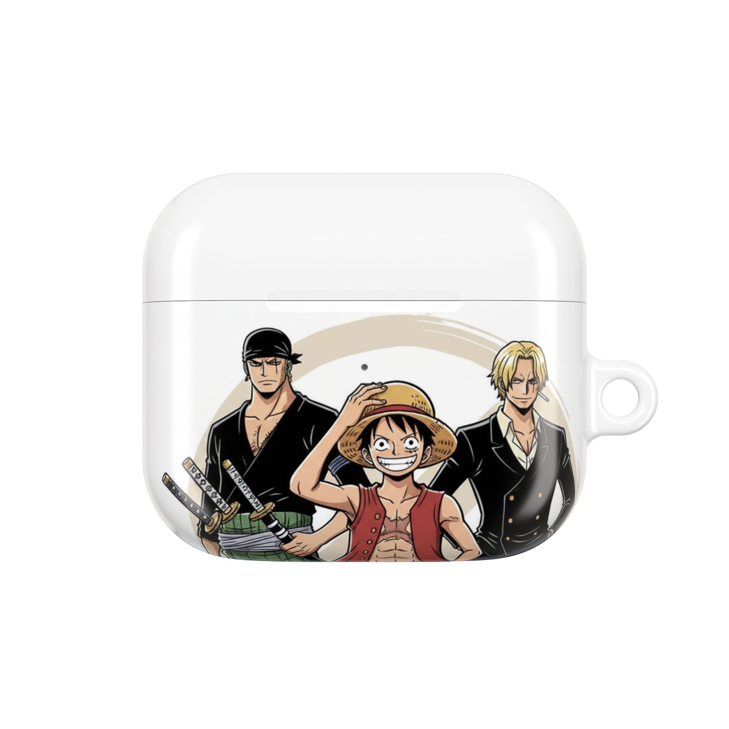 One Piece Straw Hat Crew AirPod Case – Luffy, Zoro & Sanji Anime Earbud Cover