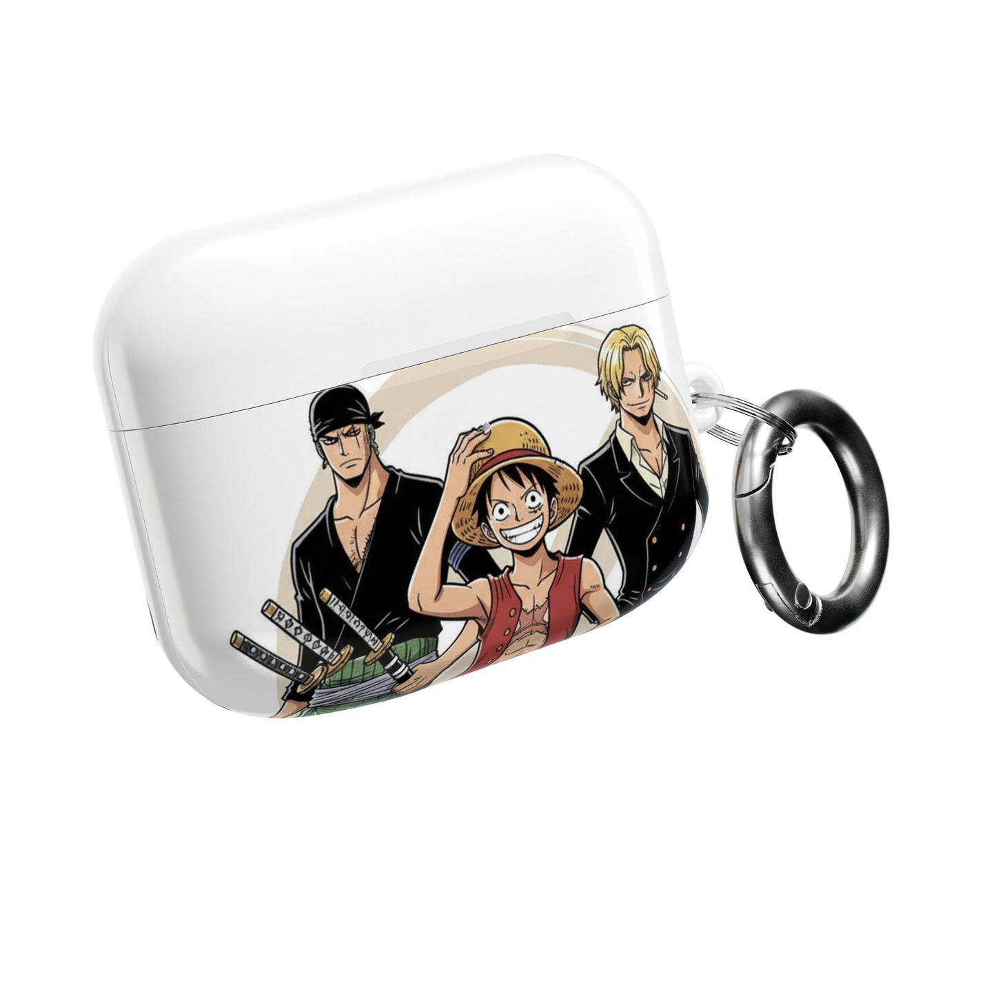 One Piece Straw Hat Crew AirPod Case – Luffy, Zoro & Sanji Anime Earbud Cover