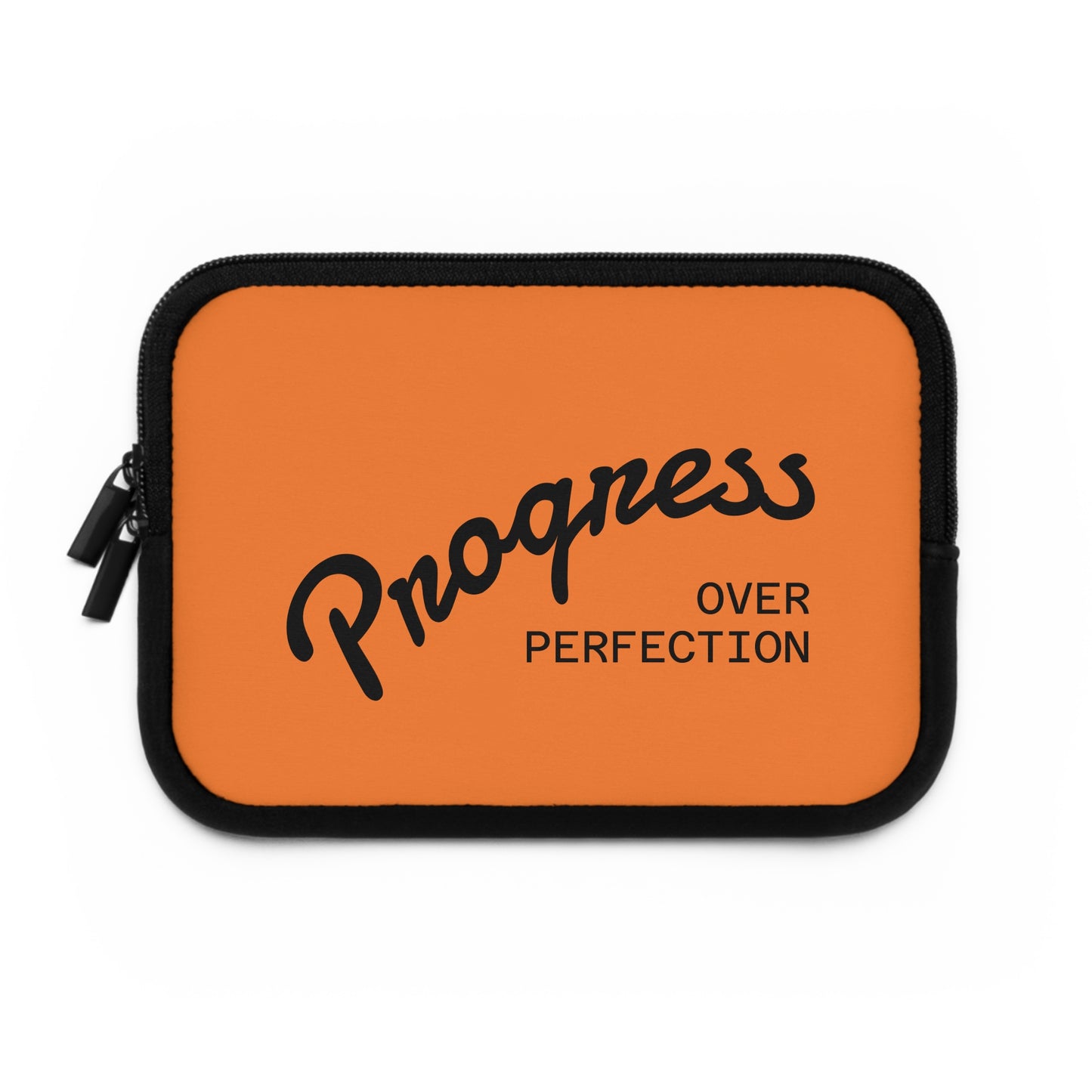 Progress Over Perfection Laptop Sleeve — Motivational Protective Case